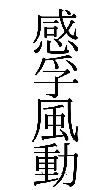 感孚風動