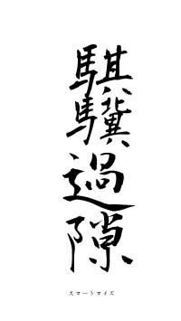 騏驥過隙（フォント1）