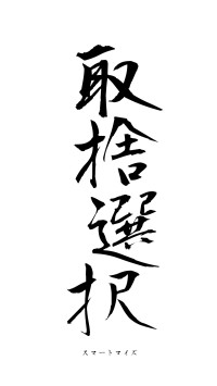 取捨選択（フォント1）