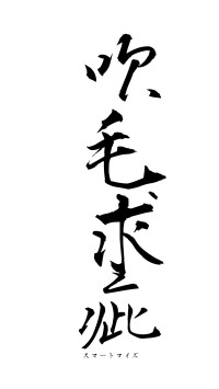 吹毛求疵（フォント1）