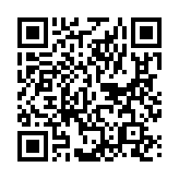 「危険！お金の話は詐欺の可能性があります！」という女性の声で注意喚起しますページのQRコード