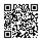 「危険！お金の話は詐欺の可能性があります！」という女性の声で注意喚起しますページのQRコード