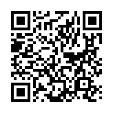 「デバイスを切断しました」女性の声ページのQRコード