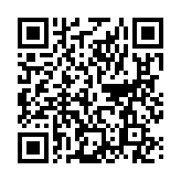 「危険！お金の話は詐欺の可能性があります！」という女性の声で注意喚起しますページのQRコード