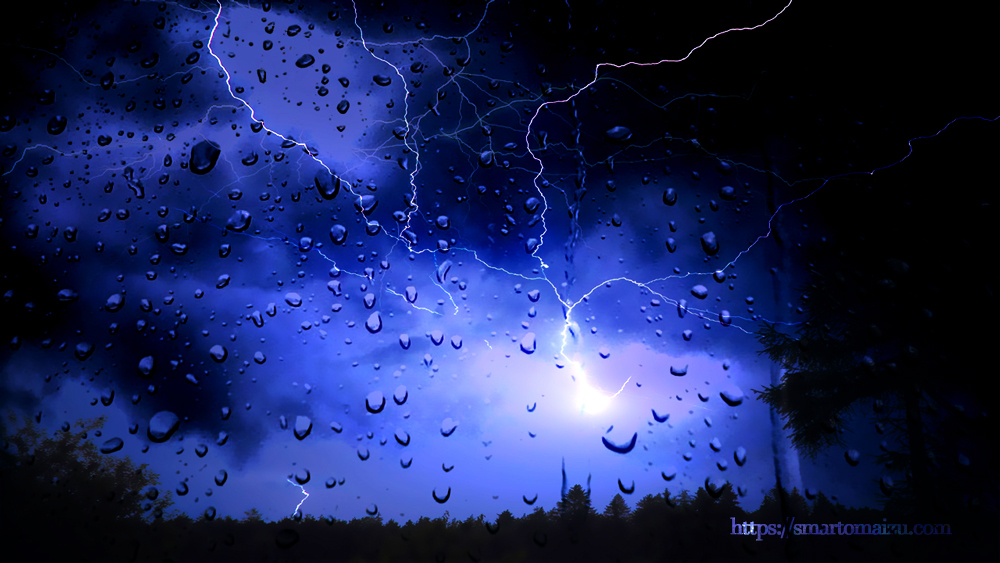 雨と雷：リラクゼーション