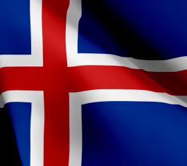 アイスランドの国旗-無料壁紙