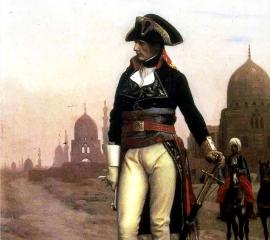 ジャン＝レオン・ジェローム：カイロのナポレオン-無料壁紙
