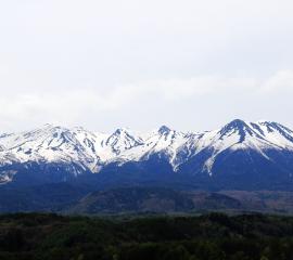 木曽の御嶽山-無料壁紙