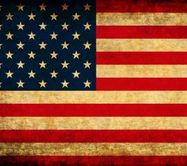 ビンテージ風アメリカ合衆国の国旗-無料壁紙
