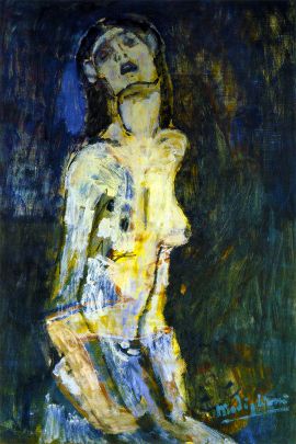 アメデオ・モディリアーニ：裸婦習作（悲しむ裸婦）