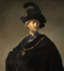 レンブラント・ファン・レイン：金の首飾りの男