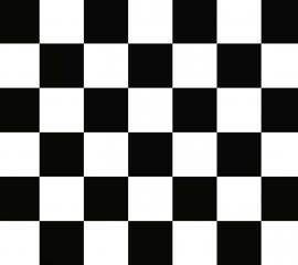 白色と黒色のチェック