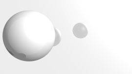 白色の球体
