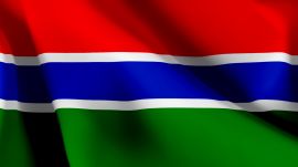 ガンビアの国旗