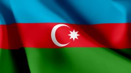 アゼルバイジャンの国旗-無料壁紙