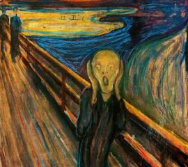 エドヴァルド・ムンク：叫び-無料壁紙