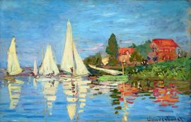 クロード・モネ：アルジャントゥイユのレガッタ