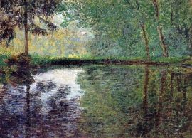 クロード・モネ：モンジュロンの池