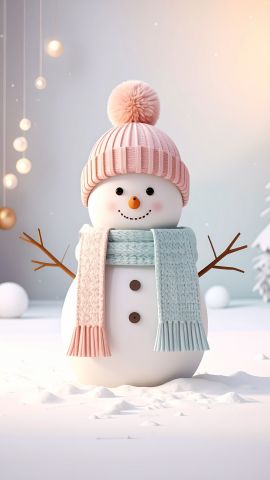 冬の寒さの中でもほっこり温かい気持ちにさせてくれるかわいい雪だるま02