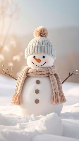 冬の寒さの中でもほっこり温かい気持ちにさせてくれるかわいい雪だるま03