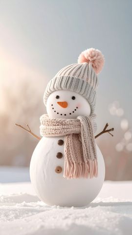 冬の寒さの中でもほっこり温かい気持ちにさせてくれるかわいい雪だるま04