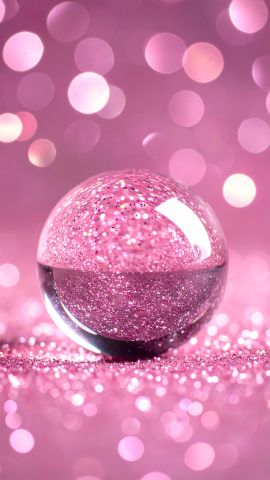 ピンクダイヤの光の粒