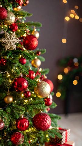 クリスマスライトアップの夜