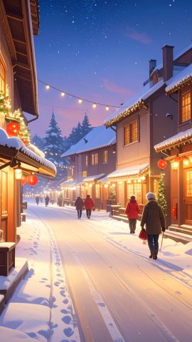 クリスマスの灯りに包まれて