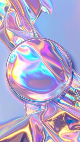 ホログラフィック・オーブ-無料壁紙