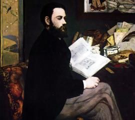 エドゥアール・マネ：エミール・ゾラの肖像