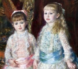 オーギュスト・ルノワール：エリザベスとアリス・カーン・ダンヴェール