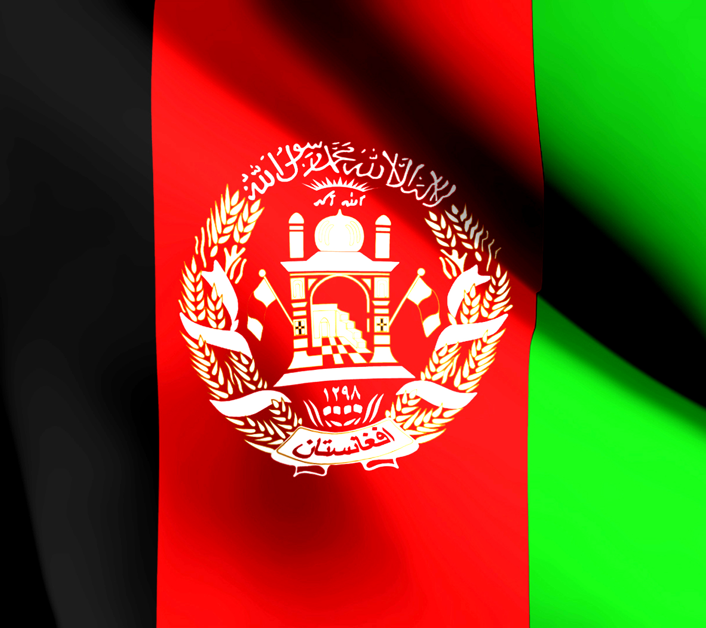 アフガニスタンの国旗-無料壁紙